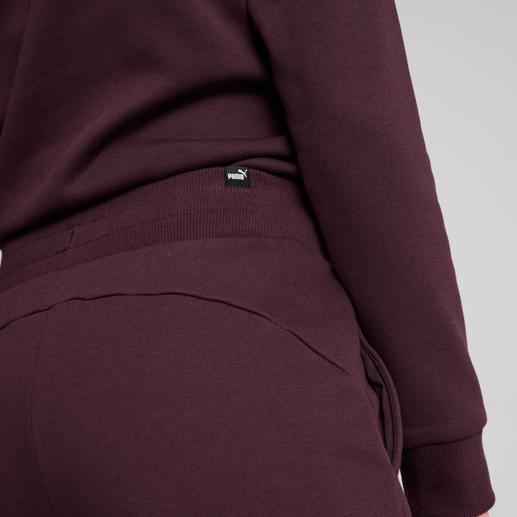 Pantaloni jogging bordeaux da donna con logo Puma