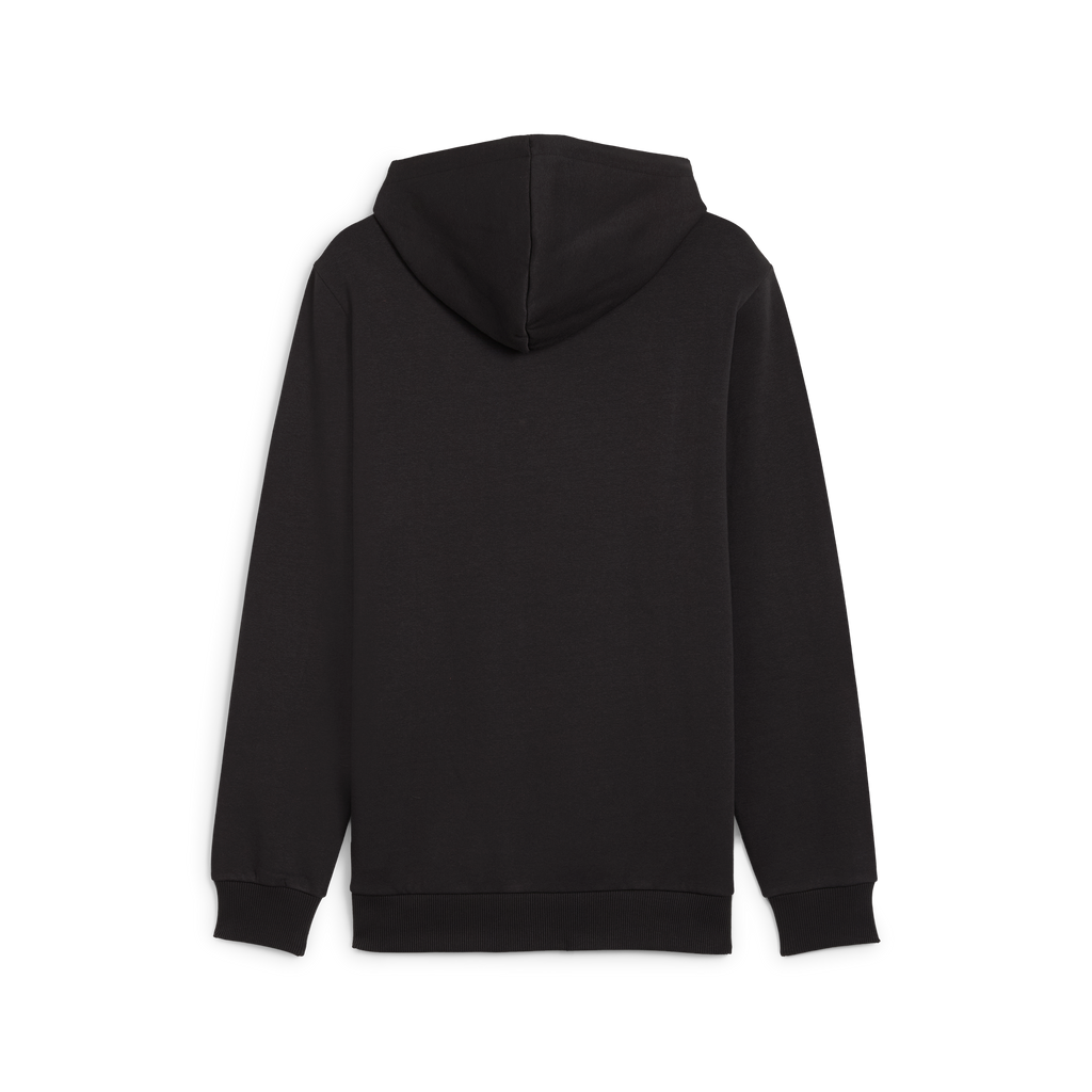 Felpa nera da uomo con logo rosso Puma AC Milan