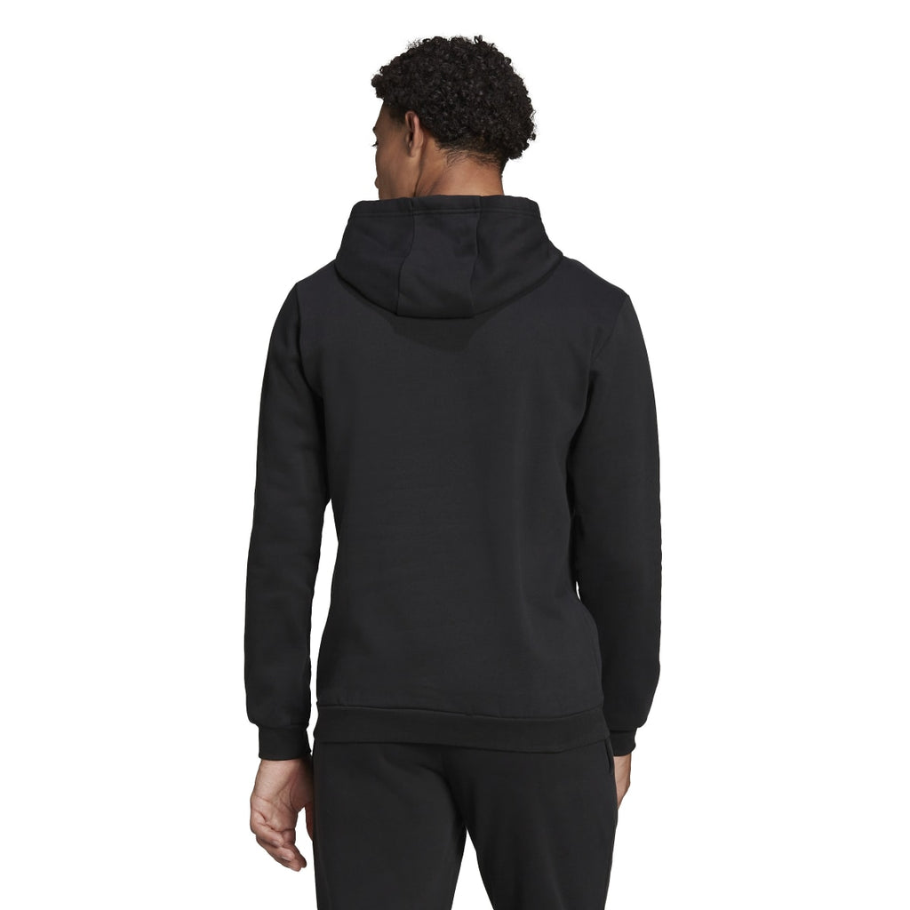 Felpa nera da uomo con cappuccio adidas Entrada 22