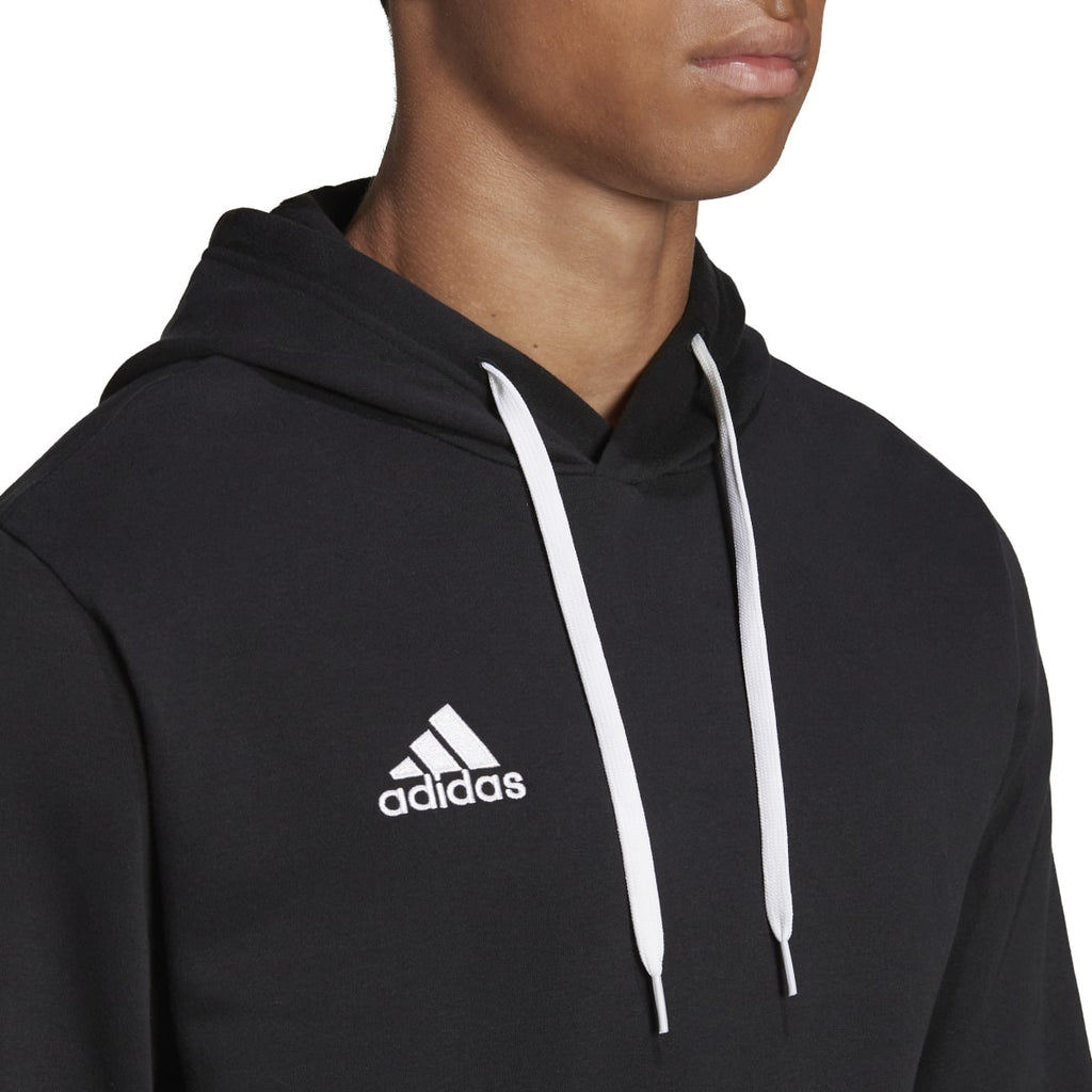 Felpa nera da uomo con cappuccio adidas Entrada 22