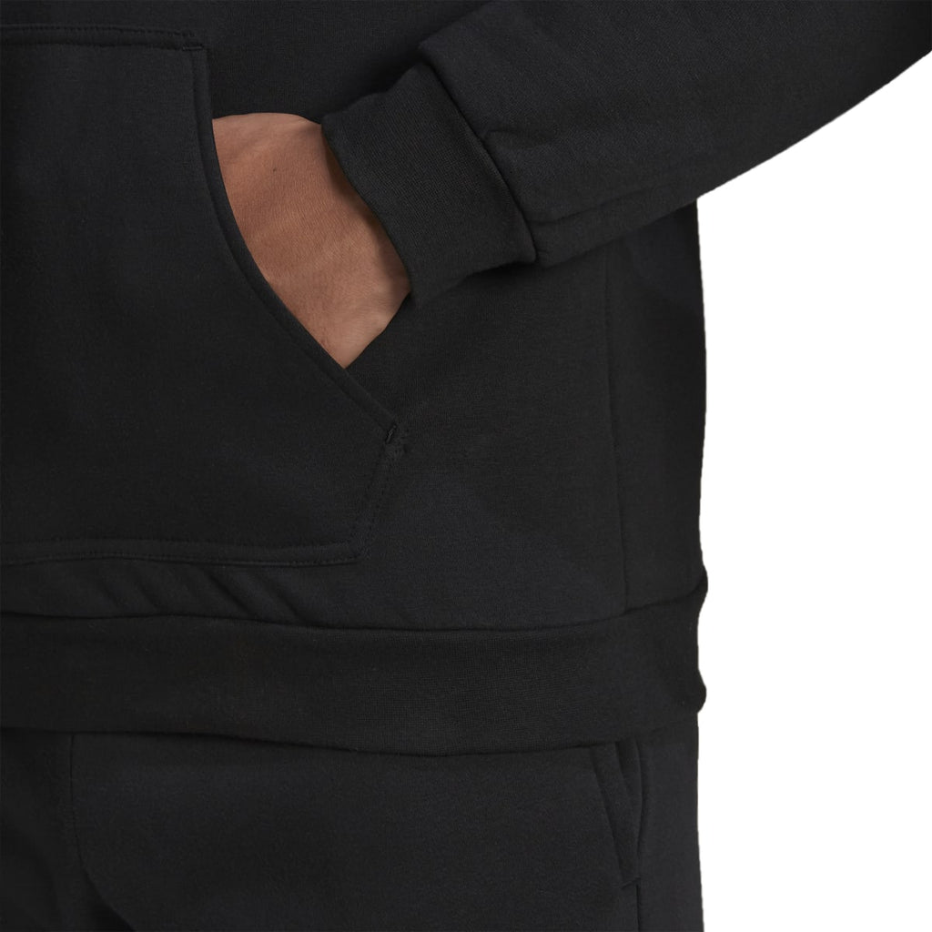 Felpa nera da uomo con cappuccio adidas Entrada 22