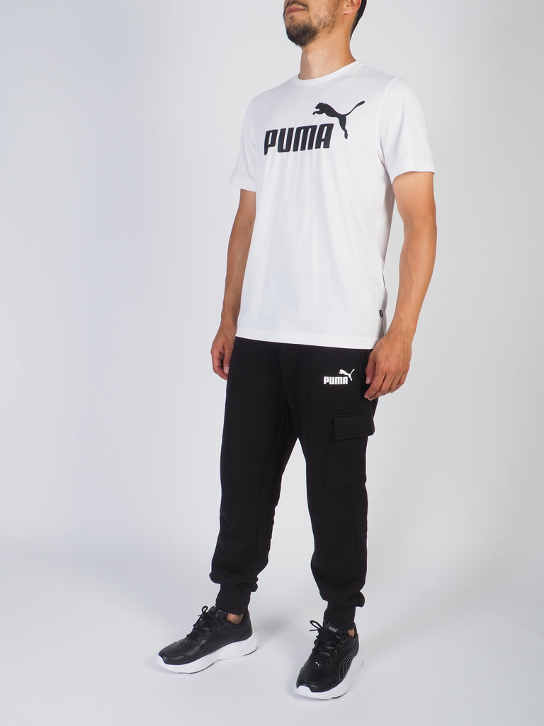 Pantaloni cargo da jogging neri da uomo Puma