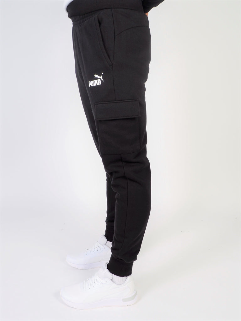 Pantaloni cargo da jogging neri da uomo Puma