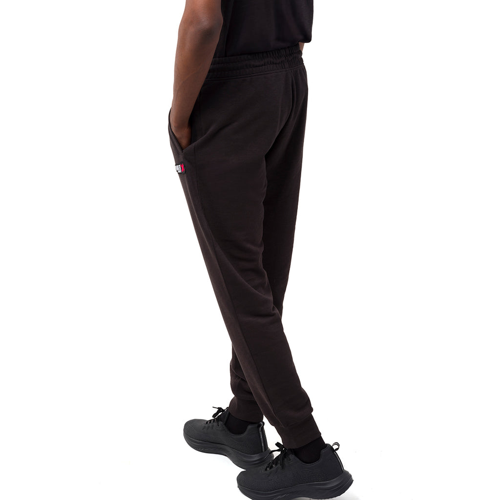 Pantaloni neri sportivi da uomo con logo Ducati Scrambler