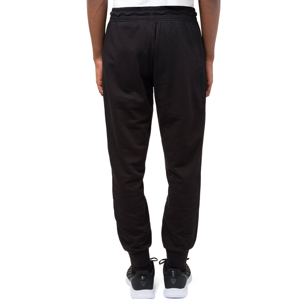 Pantaloni sportivi neri da Uomo con logo e vita elasticizzata Ducati Corse