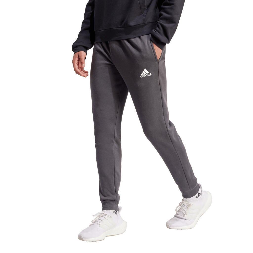 Pantaloni sportivi da uomo grigi adidas con vita elasticizzata
