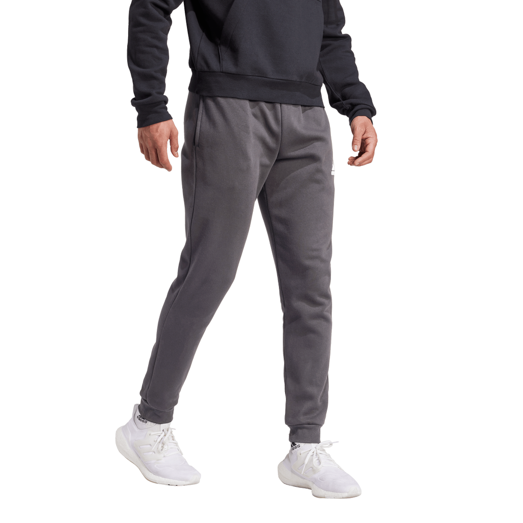 Pantaloni sportivi da uomo grigi adidas con vita elasticizzata