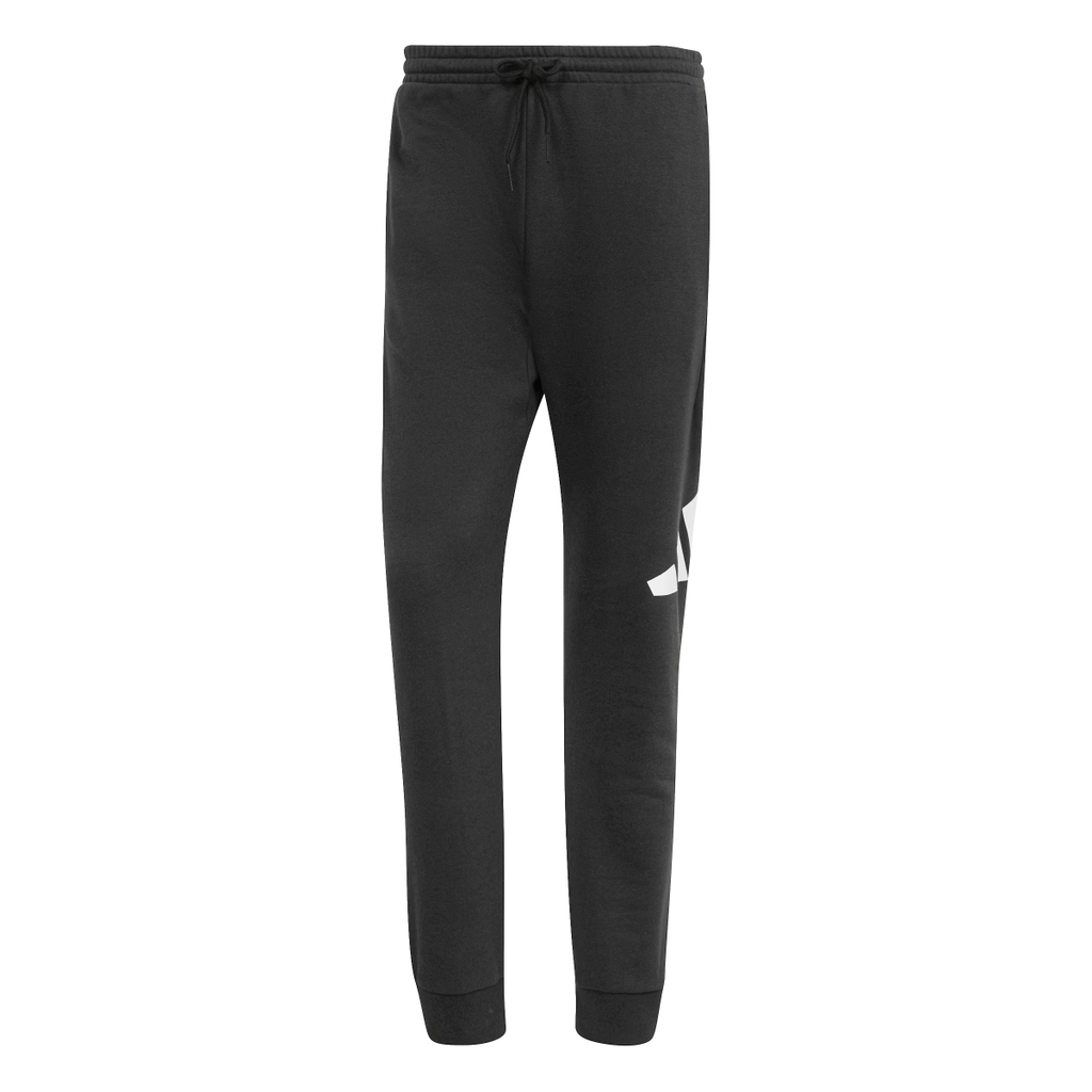 Pantaloni in Jersey neri da Uomo con vita elasticizzata e logo adidas