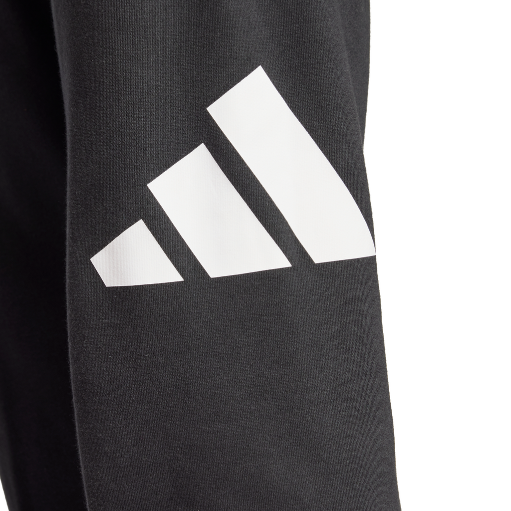 Pantaloni in Jersey neri da Uomo con vita elasticizzata e logo adidas