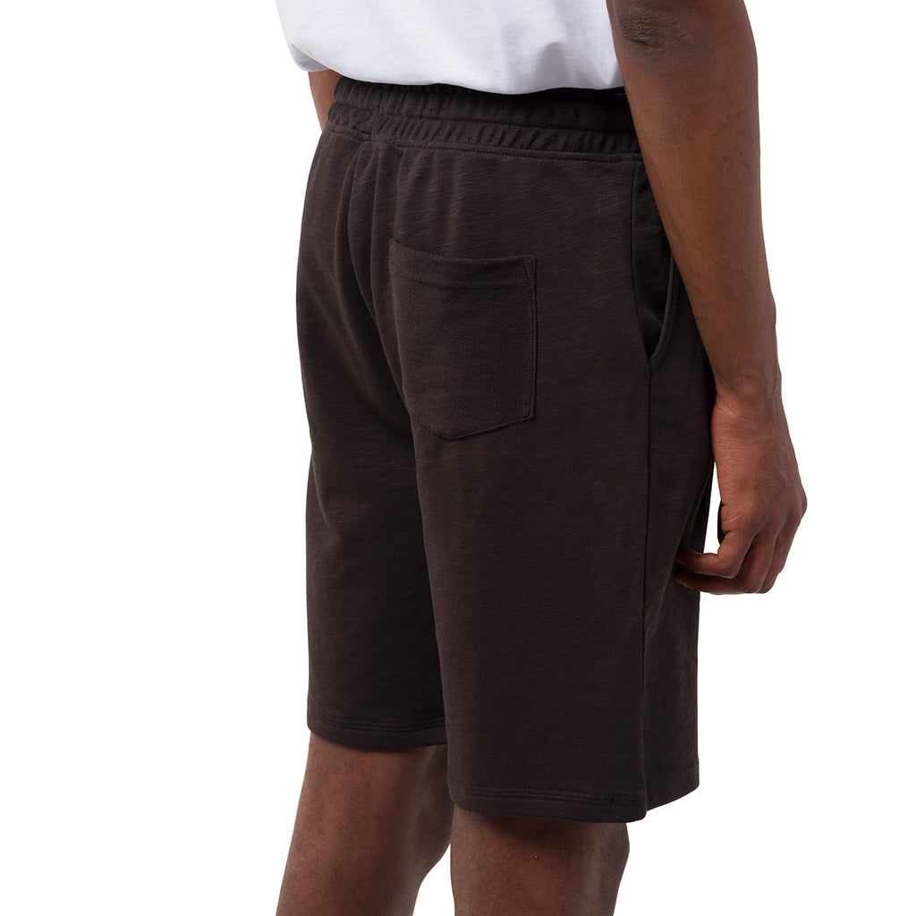 Pantaloncini da uomo neri con tasche e logo Ducati Scrambler
