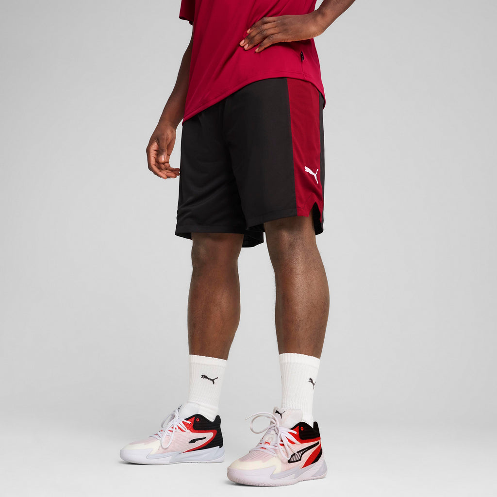 Pantaloncini Sportivi Neri da uomo con banda laterale Shot Blocker Short Puma