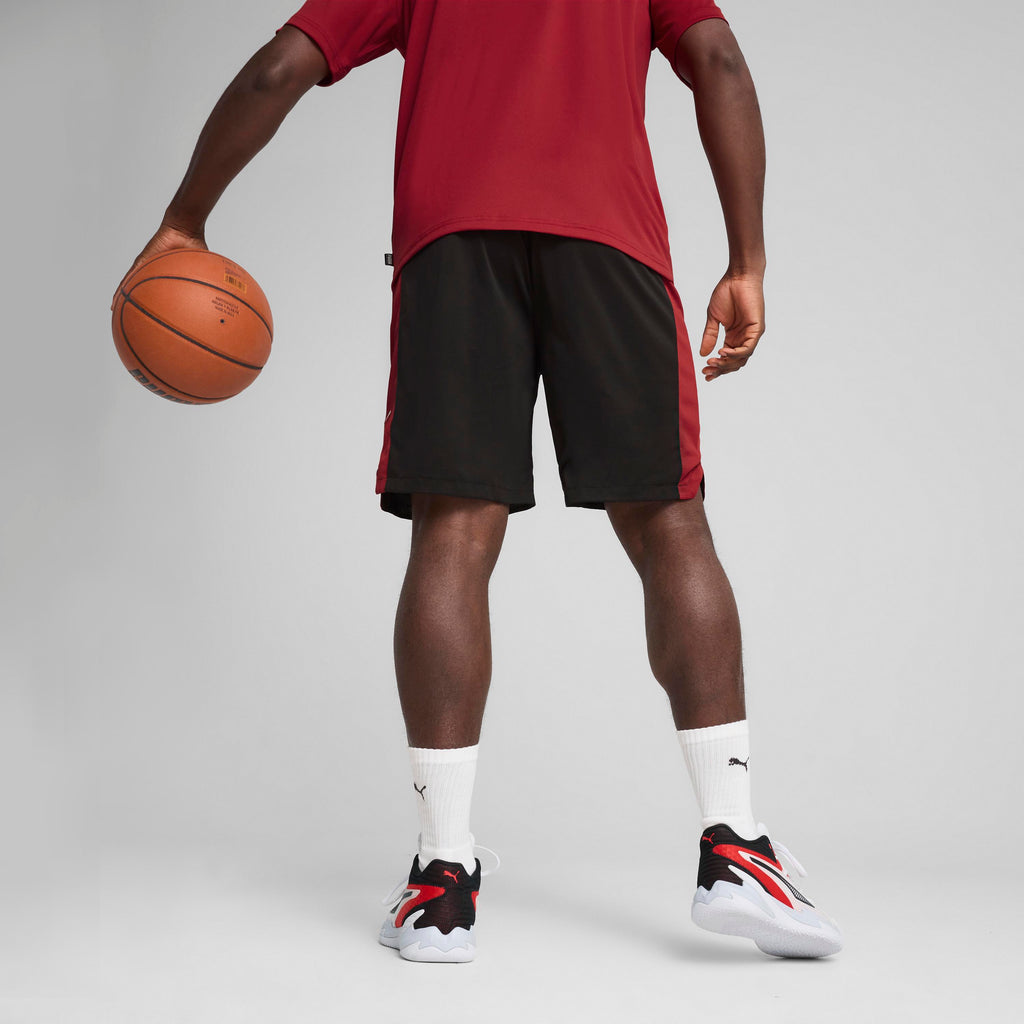 Pantaloncini Sportivi Neri da uomo con banda laterale Shot Blocker Short Puma