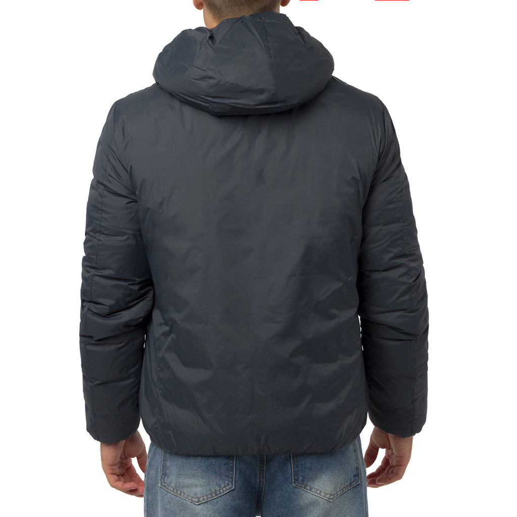 Giubbotto Double-Face Uomo grigio e blu con cappuccio Ducati Corse