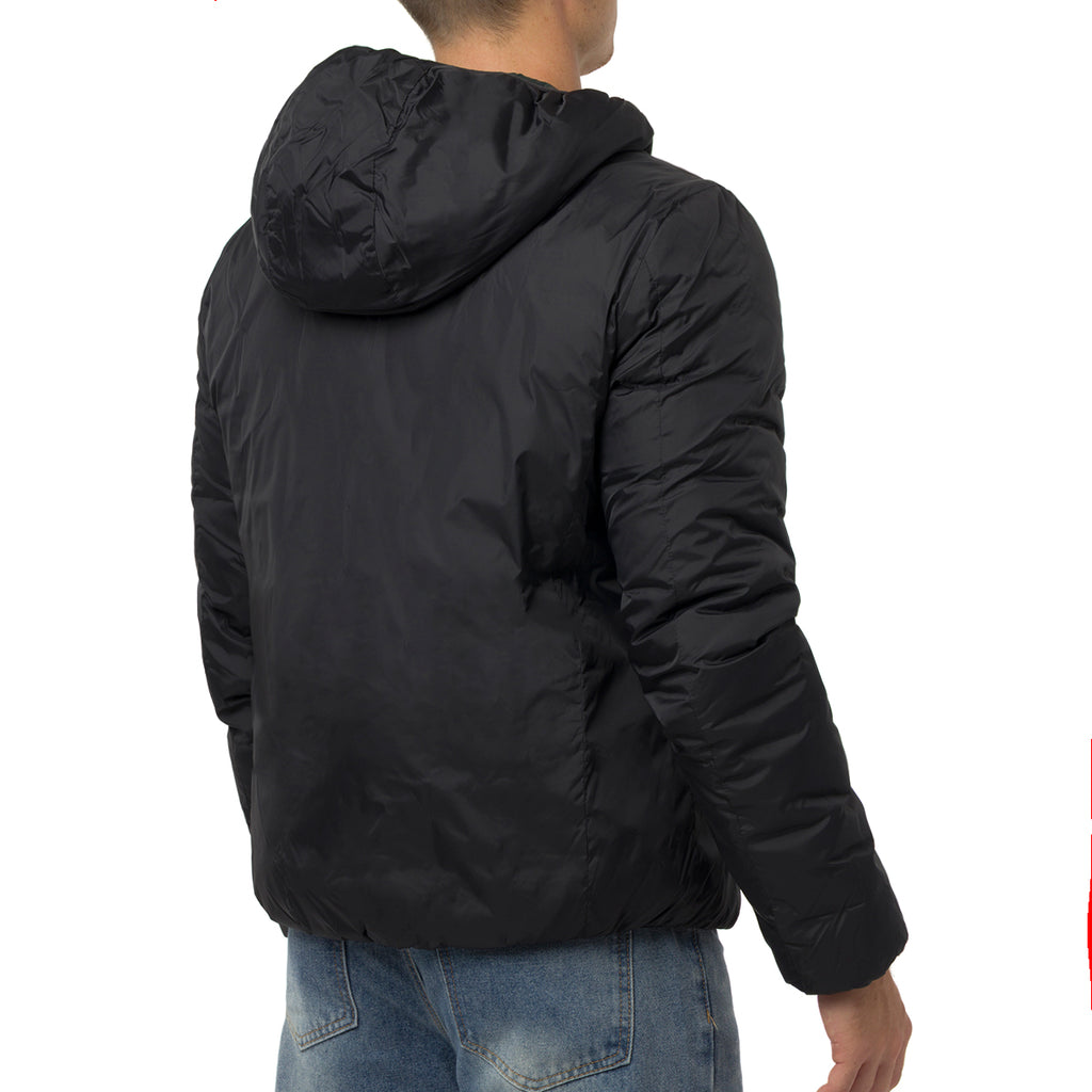Giubbotto Double-Face Uomo nero e verde con cappuccio Ducati Corse