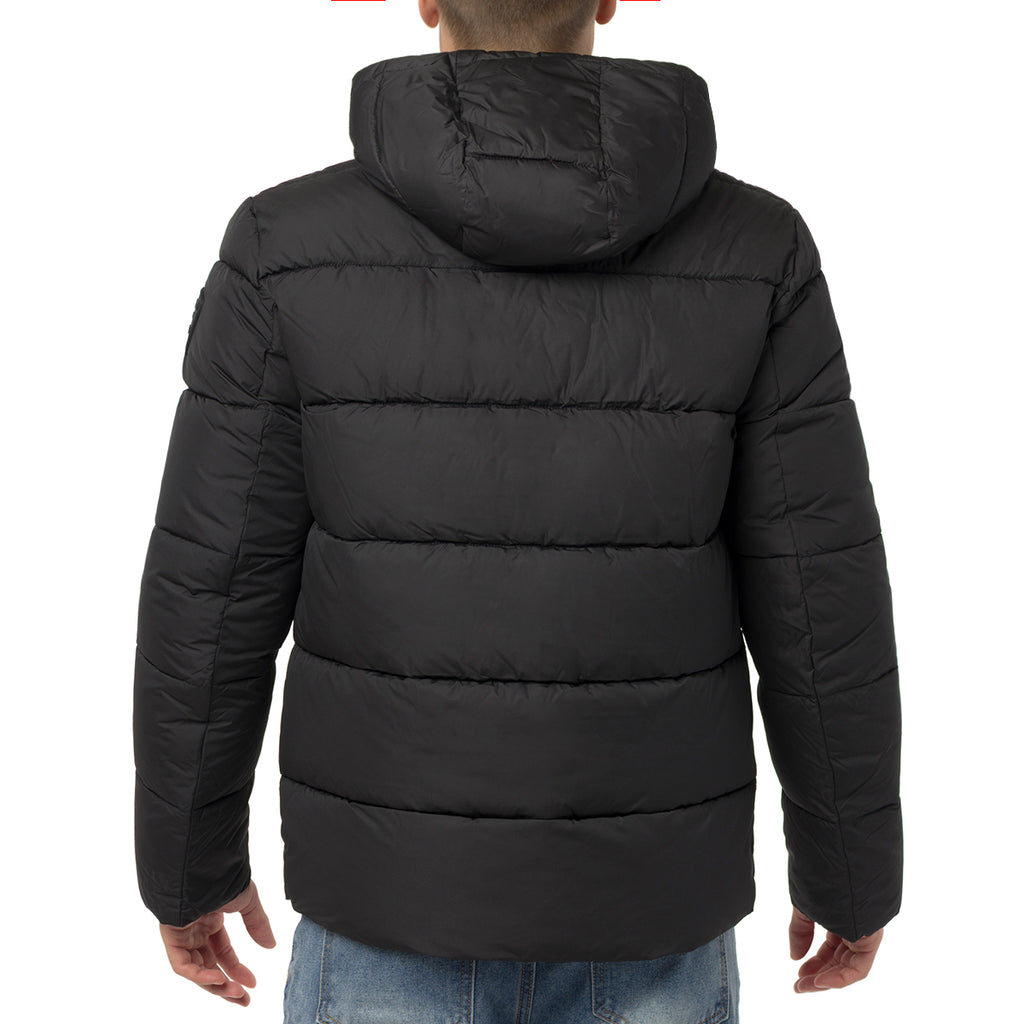 Piumino nero da Uomo con cappuccio Ducati Corse