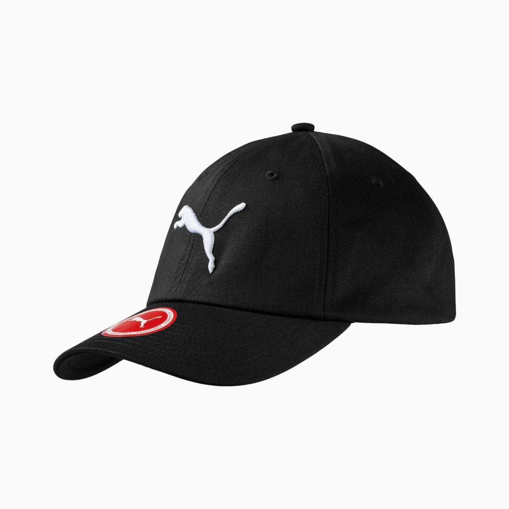 Cappellino nero regolabile con logo Puma Fundamentals Cap