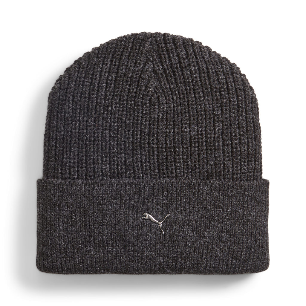 Berretto grigio scuro da uomo con logo Cat Beanie Warm Puma