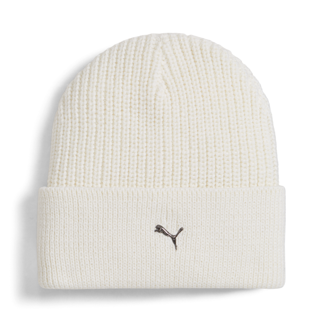 Berretto bianco da donna con logo Cat Beanie Warm Puma