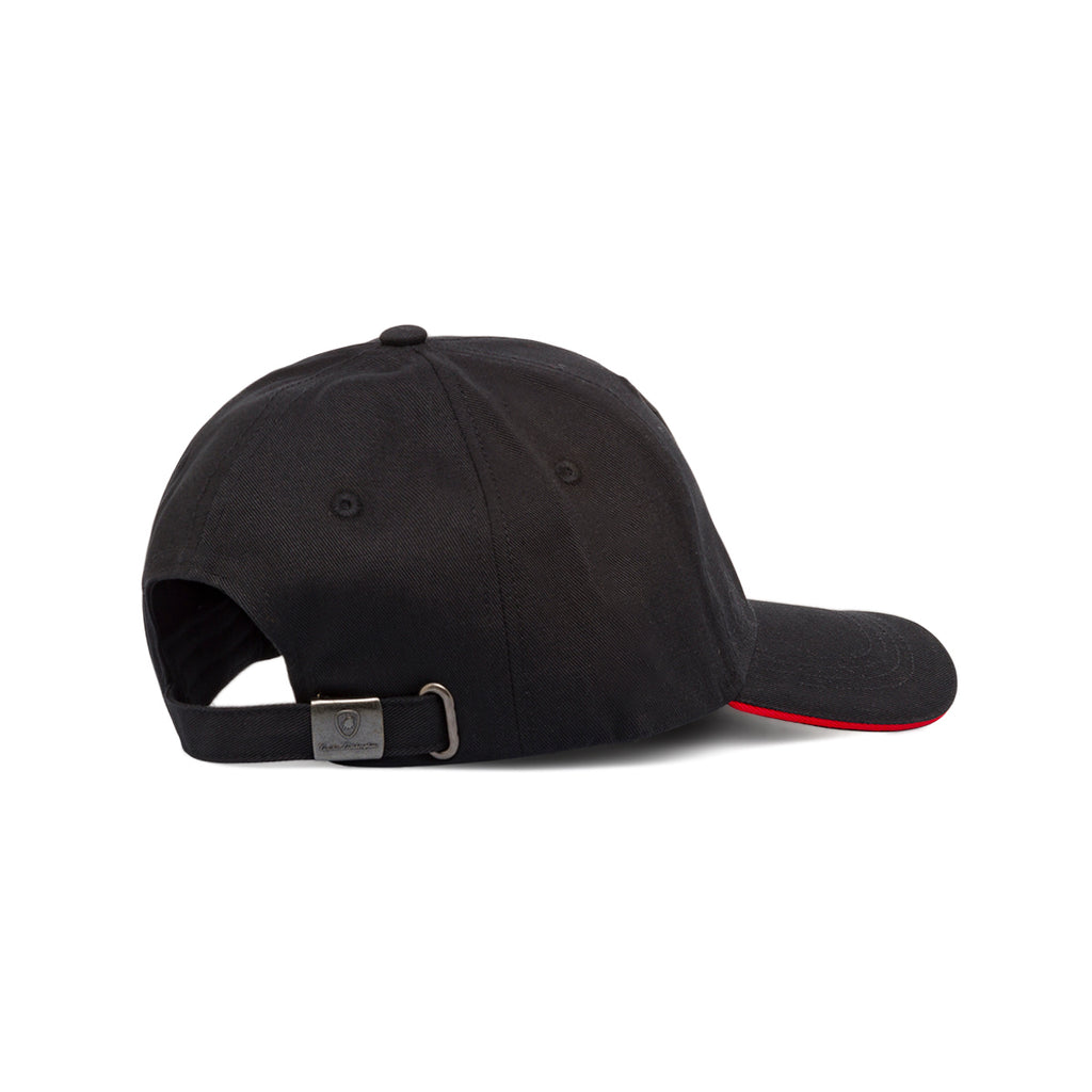 Cappellino nero da uomo con logo Tonino Lamborghini
