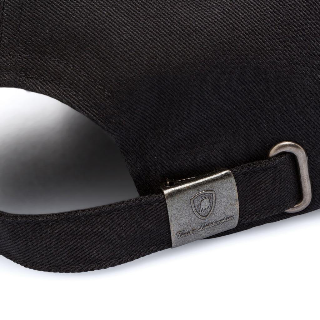 Cappellino nero da uomo con logo Tonino Lamborghini
