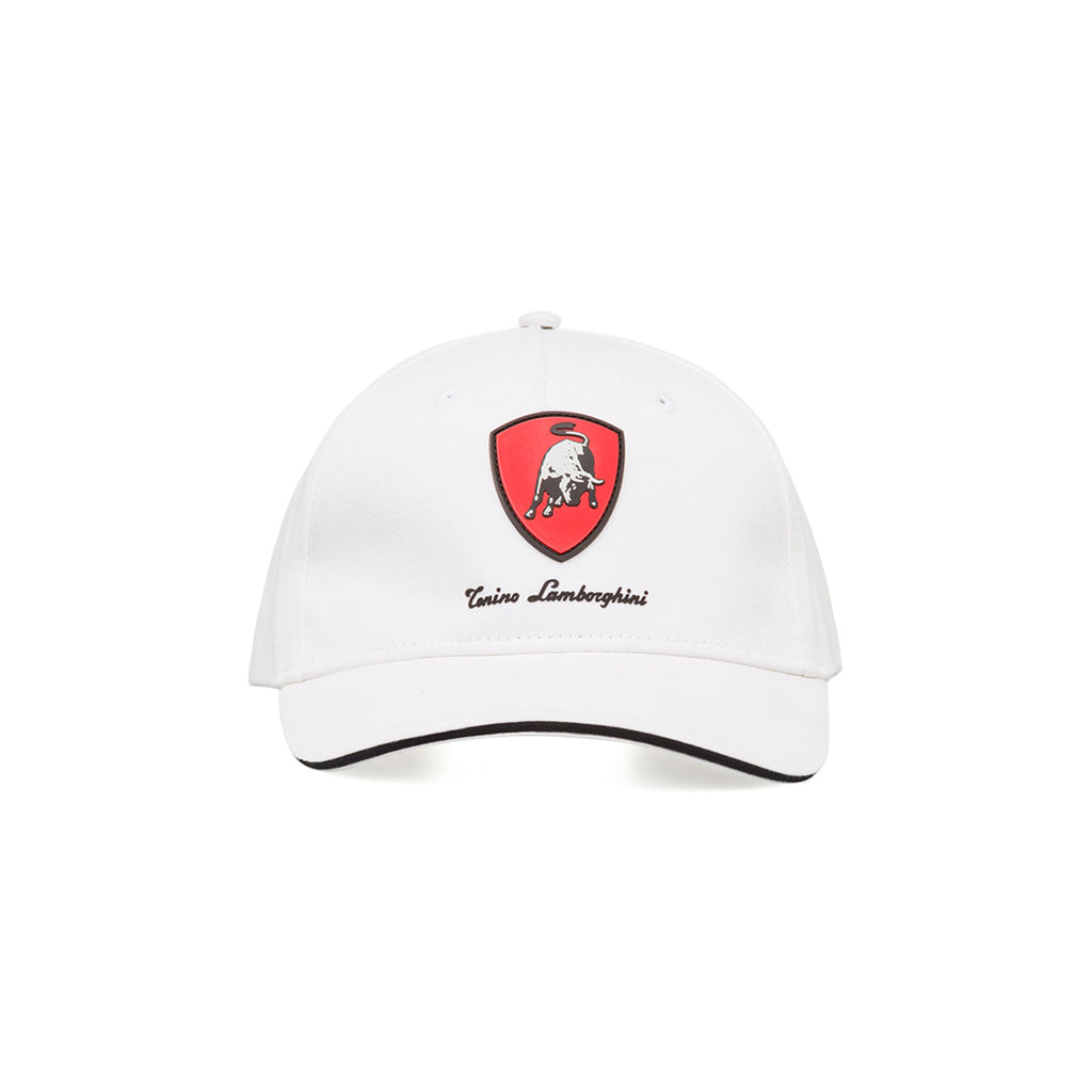 Cappellino bianco da uomo con logo Tonino Lamborghini