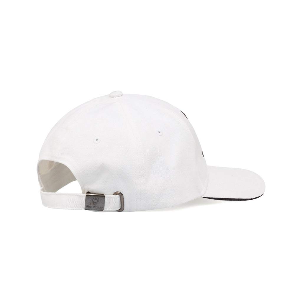 Cappellino bianco da uomo con logo Tonino Lamborghini