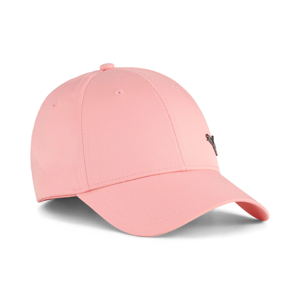 Cappellino rosa con logo e chiusura con strappo Puma Ess Metal