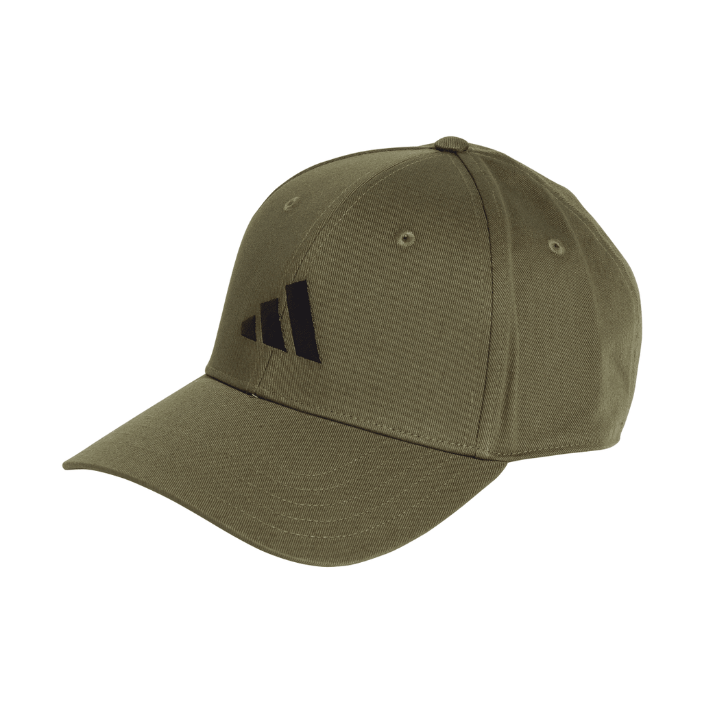 Cappellino verde militare regolabile e con logo adidas