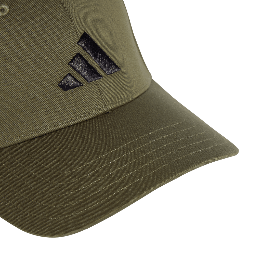 Cappellino verde militare regolabile e con logo adidas
