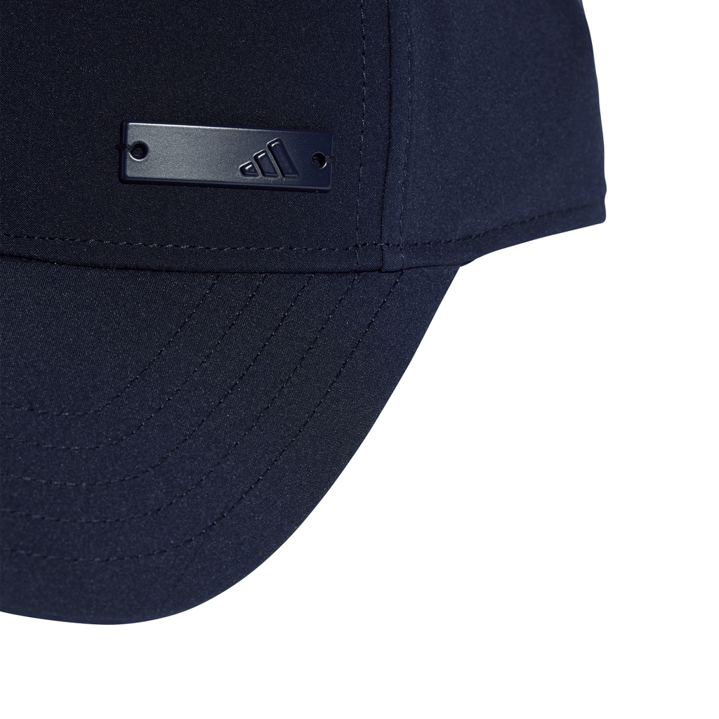 Cappellino blu Uomo con targhetta logo frontale adidas