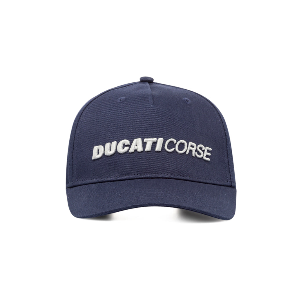 Cappellino blu scuro con visiera da Uomo Ducati Corse