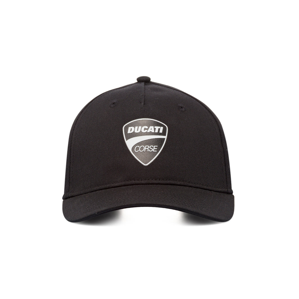 Cappellino nero regolabile da Uomo Ducati Corse