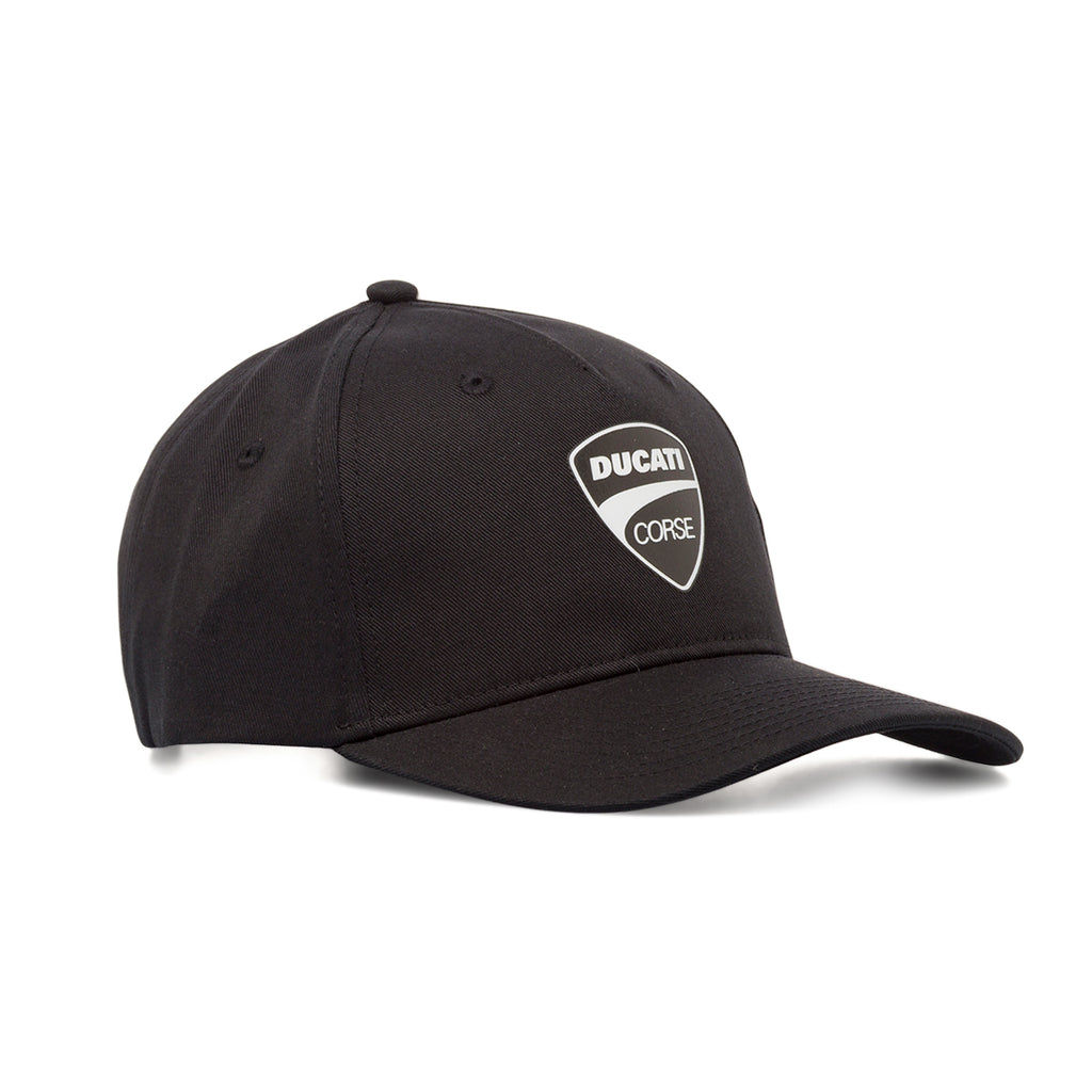 Cappellino nero regolabile da Uomo Ducati Corse