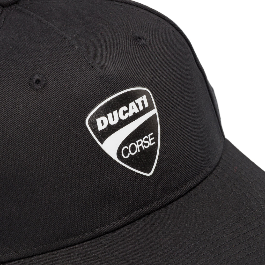 Cappellino nero regolabile da Uomo Ducati Corse