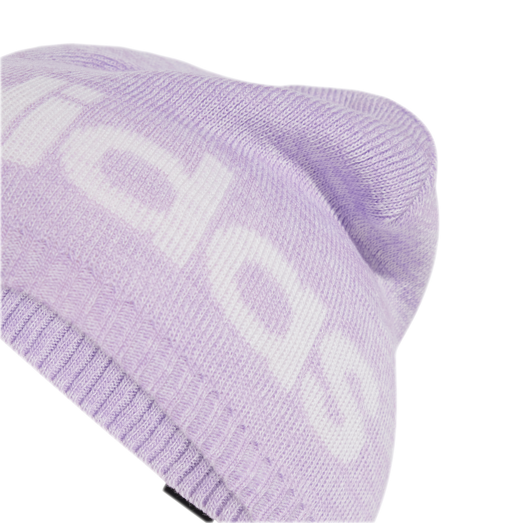 Berretto Lilla da Donna con maxi logo e rifinitura a costine adidas