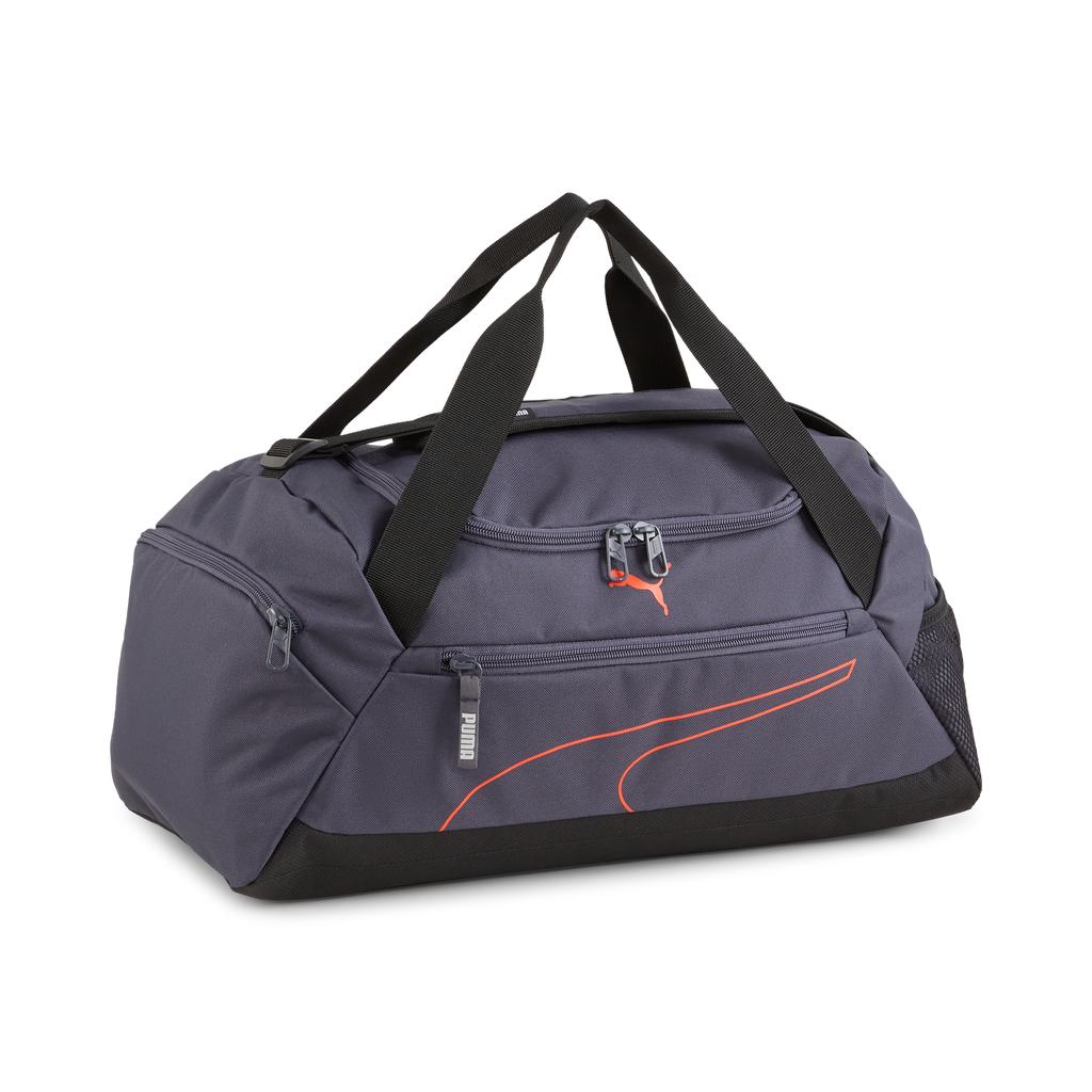 Borsone sportivo grigio con logo Puma