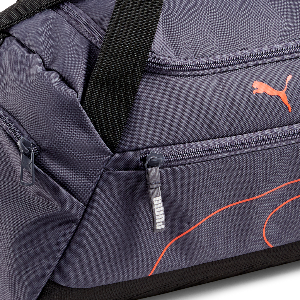 Borsone sportivo grigio con logo Puma