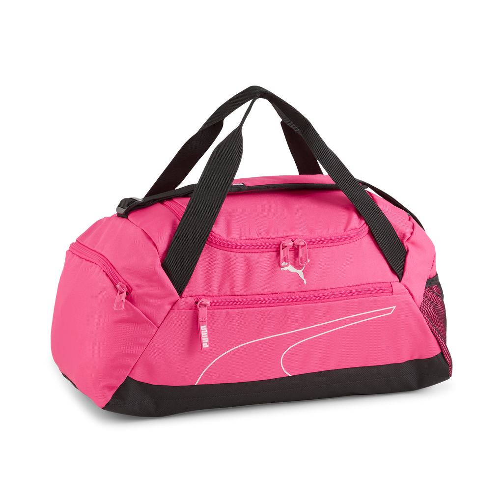 Borsone sportivo rosa con logo Puma
