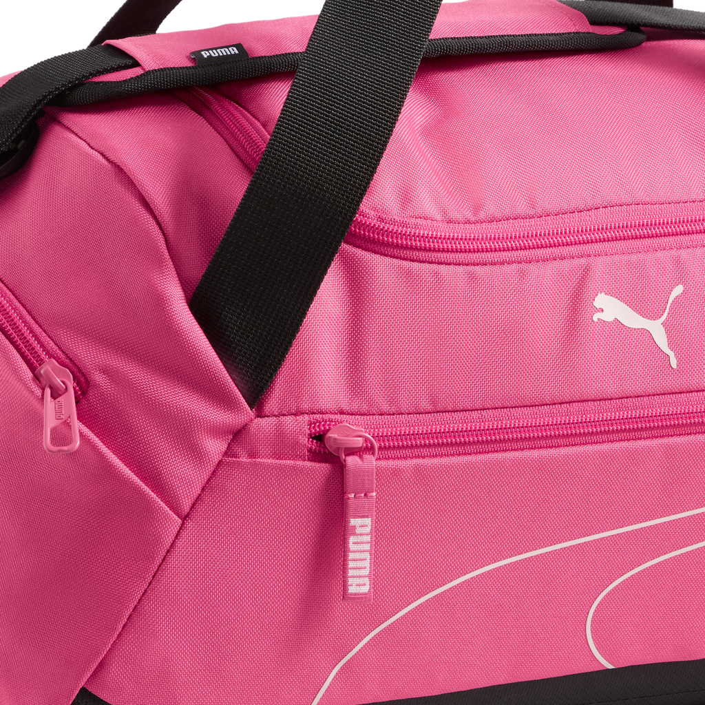 Borsone sportivo rosa con logo Puma