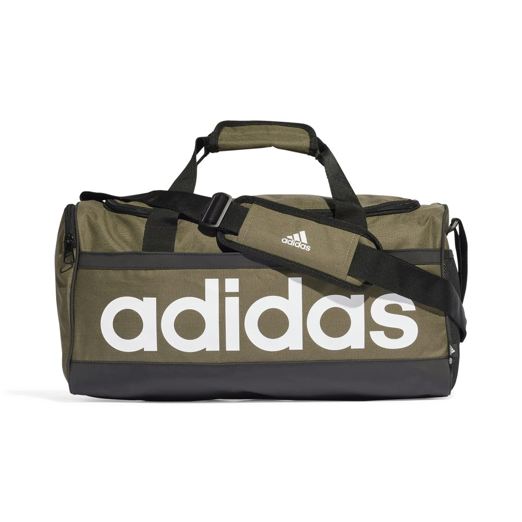 Borsone verde militare Essentials Linear Medium adidas