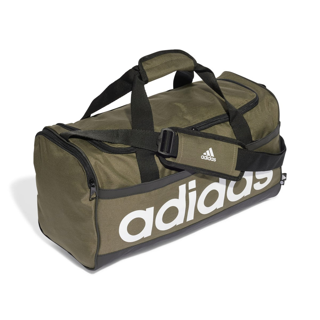 Borsone verde militare Essentials Linear Medium adidas
