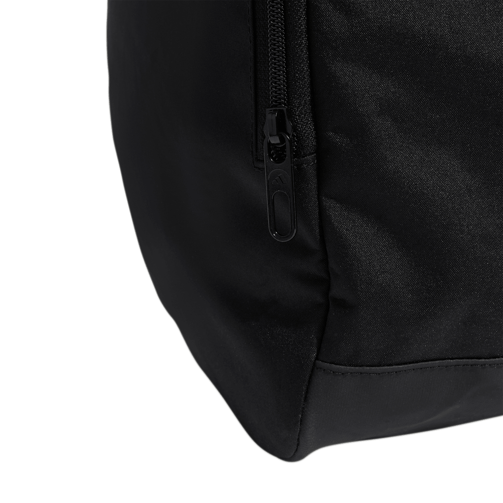 Borsa sportiva nera con logo frontale adidas