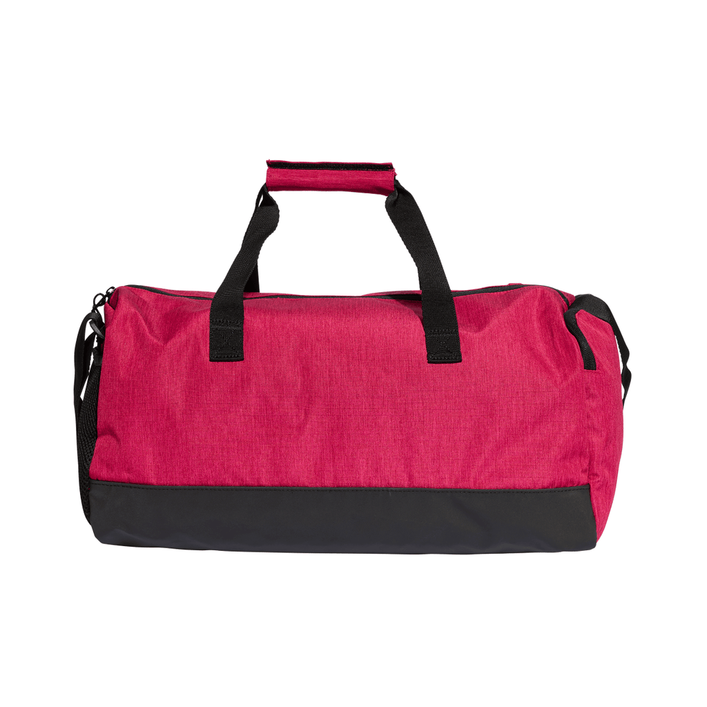 Borsa sportiva rosa con etichetta logo frontale adidas