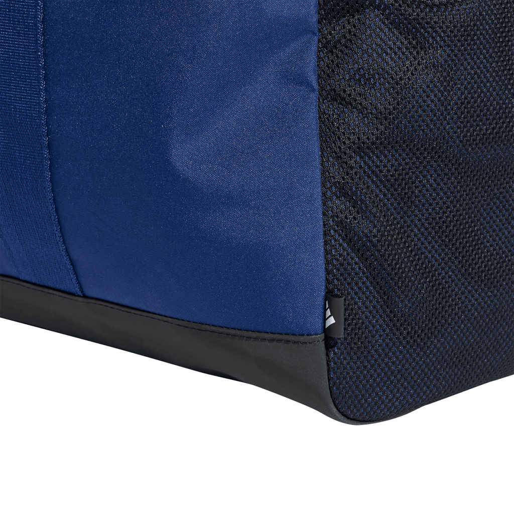 Borsa sportiva blu con logo frontale adidas