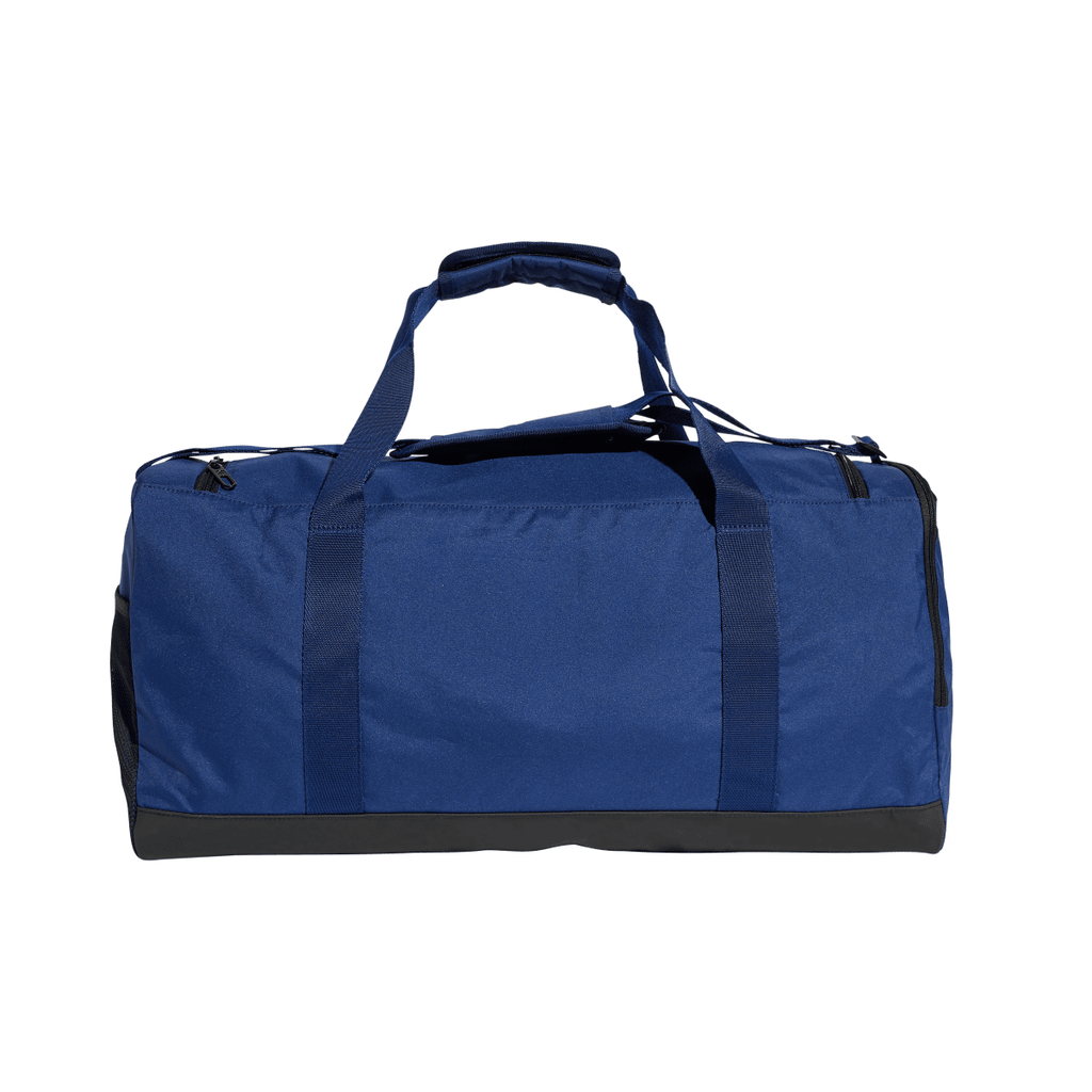 Borsa sportiva blu con logo frontale adidas