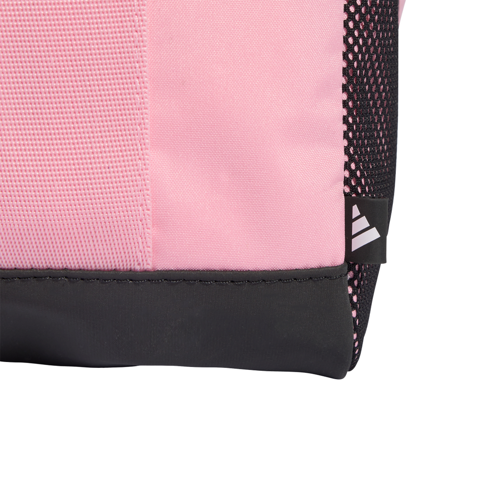 Borsone da allenamento rosa con tracolla e varie tasche adidas