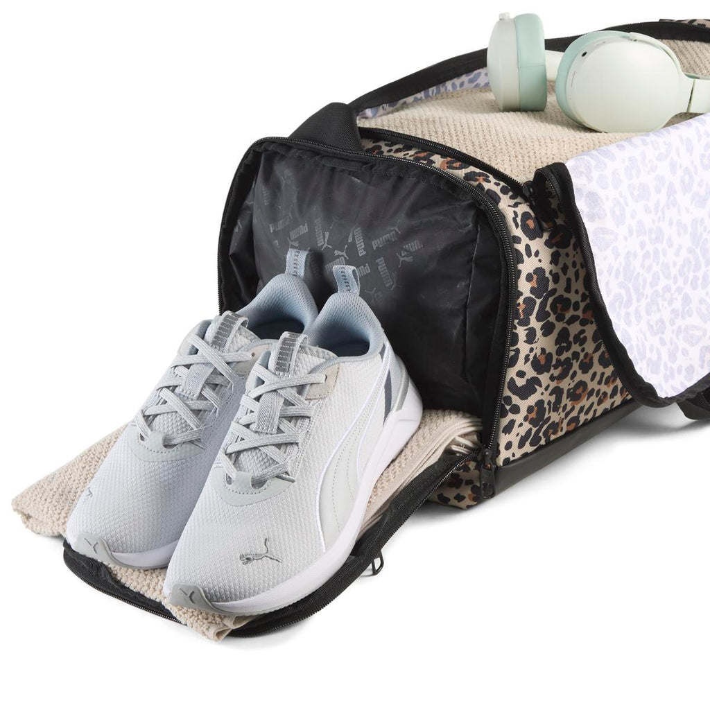 Borsa sportiva stampa leopardata da Donna Puma