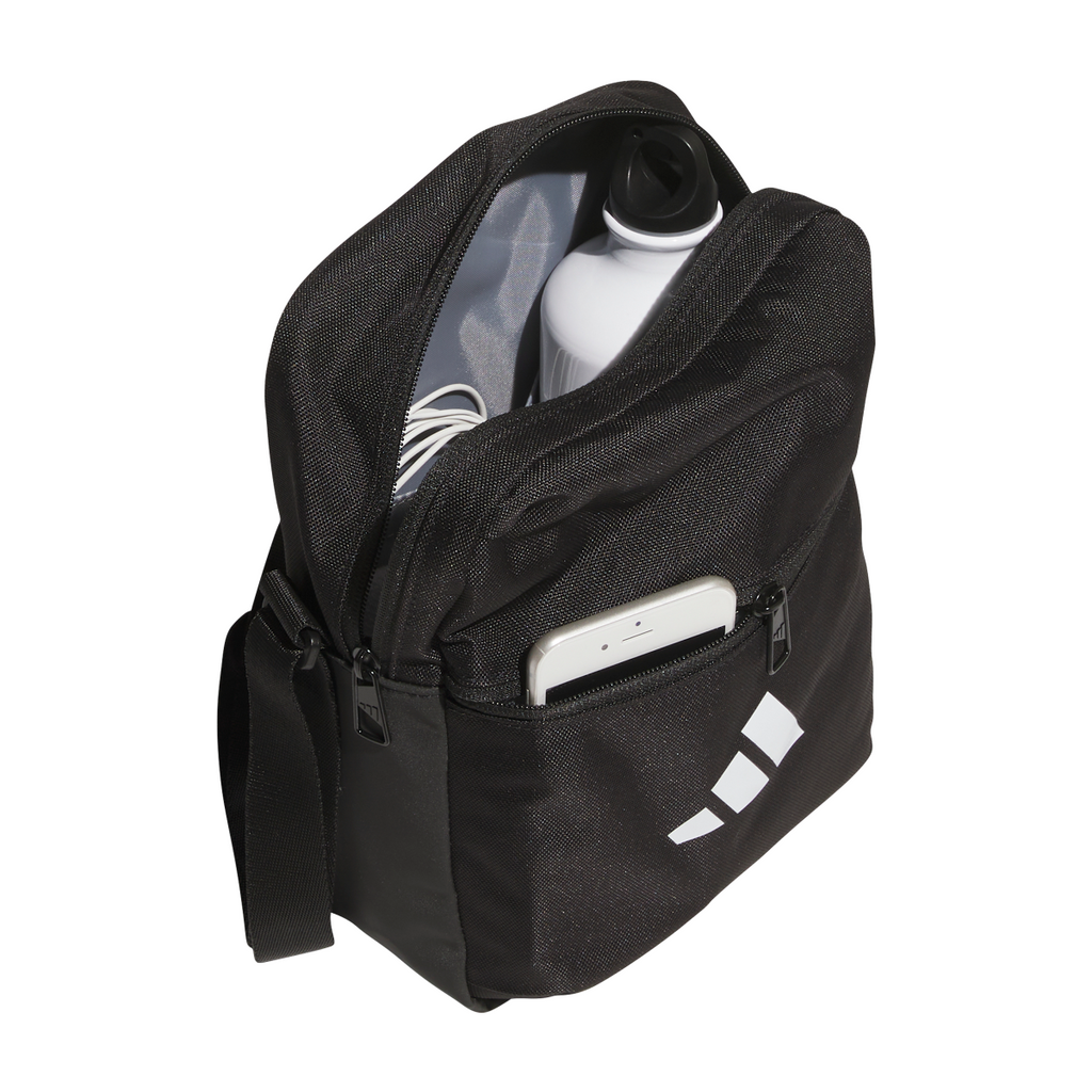 Borsa a tracolla nera unisex adidas ESS ORGANIZER