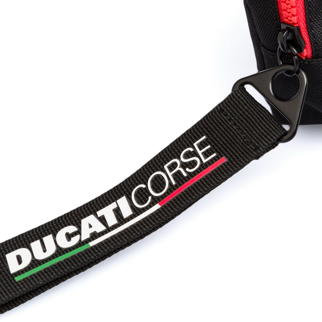 Astuccio nero con stampa e logo frontale Ducati