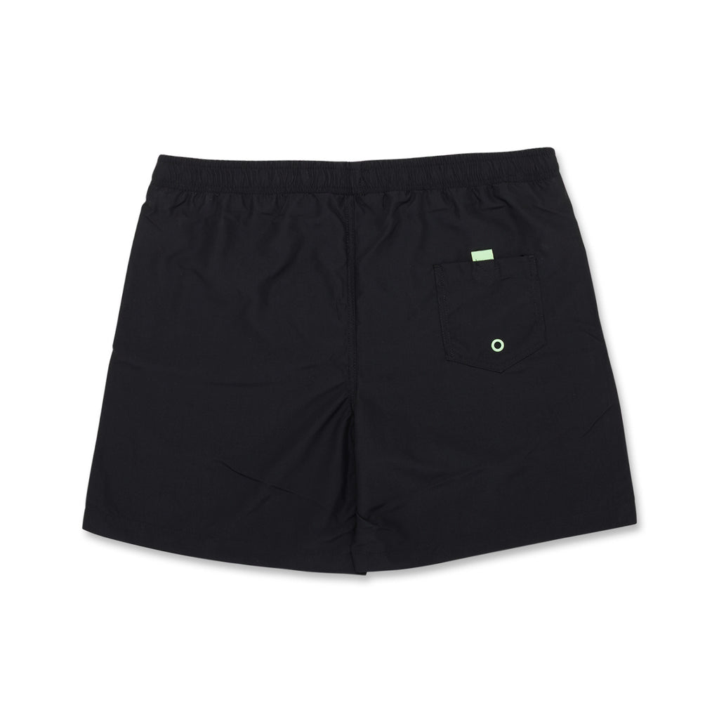 Costume da bagno nero da Bambino e Ragazzo con dettagli verde acqua e logo Ducati